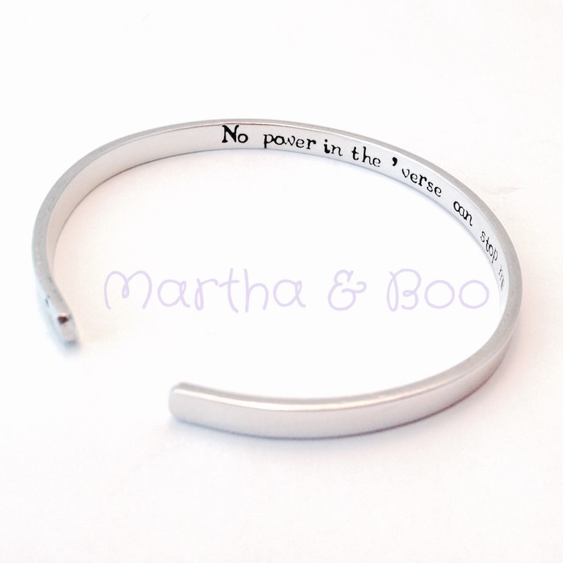 Custom Cuff Bracelet with Hidden Secret Message, Personalise Own Wording, 6mm, 9mm, or 12mm Width, Aluminium or Copper for Men or Women image 2