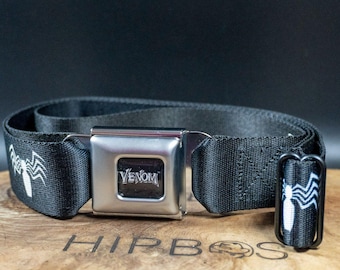 Buckle Down Herr Tygväv Venom Spider Säkerhetsbälte Storlek XL