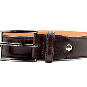 Finsbury Original Designer Mens Leather Belt Brown Size 40
