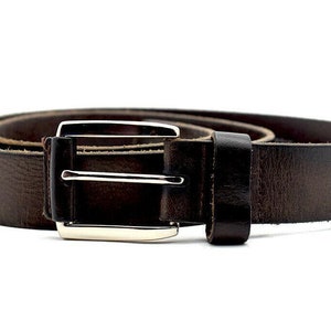 m&s leather belts