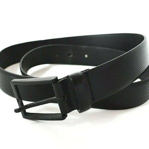 Dressman Classic Mens Leather Belt Black Size 36