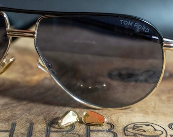 Almohadillas nasales de repuesto para gafas de sol Tom Ford, revestimiento de silicona a presión