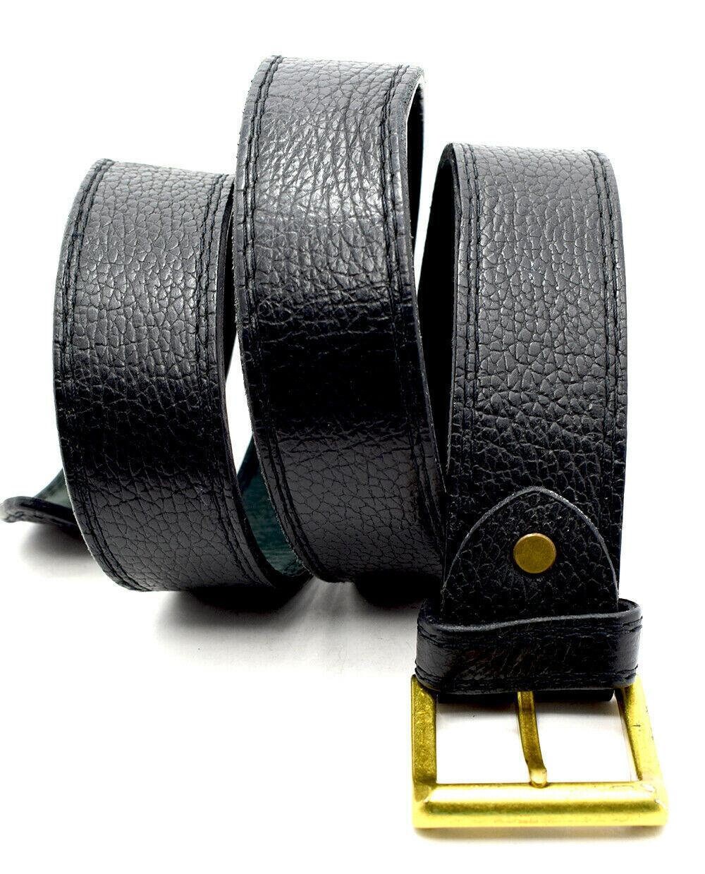 Vintage Handmade Kenyan Mens Real Soft Leather Belt Back Size Etsy UK