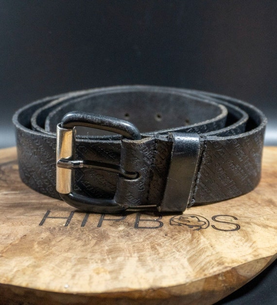 Diesel Mens Belt Vintage Leather Jeans Belt Brown… - image 1