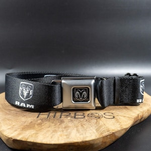 Buckle Down Mens Womens Fabric Webbing Belt Ram Seatbelt Belt Regular (24&quot;-38&quot;)