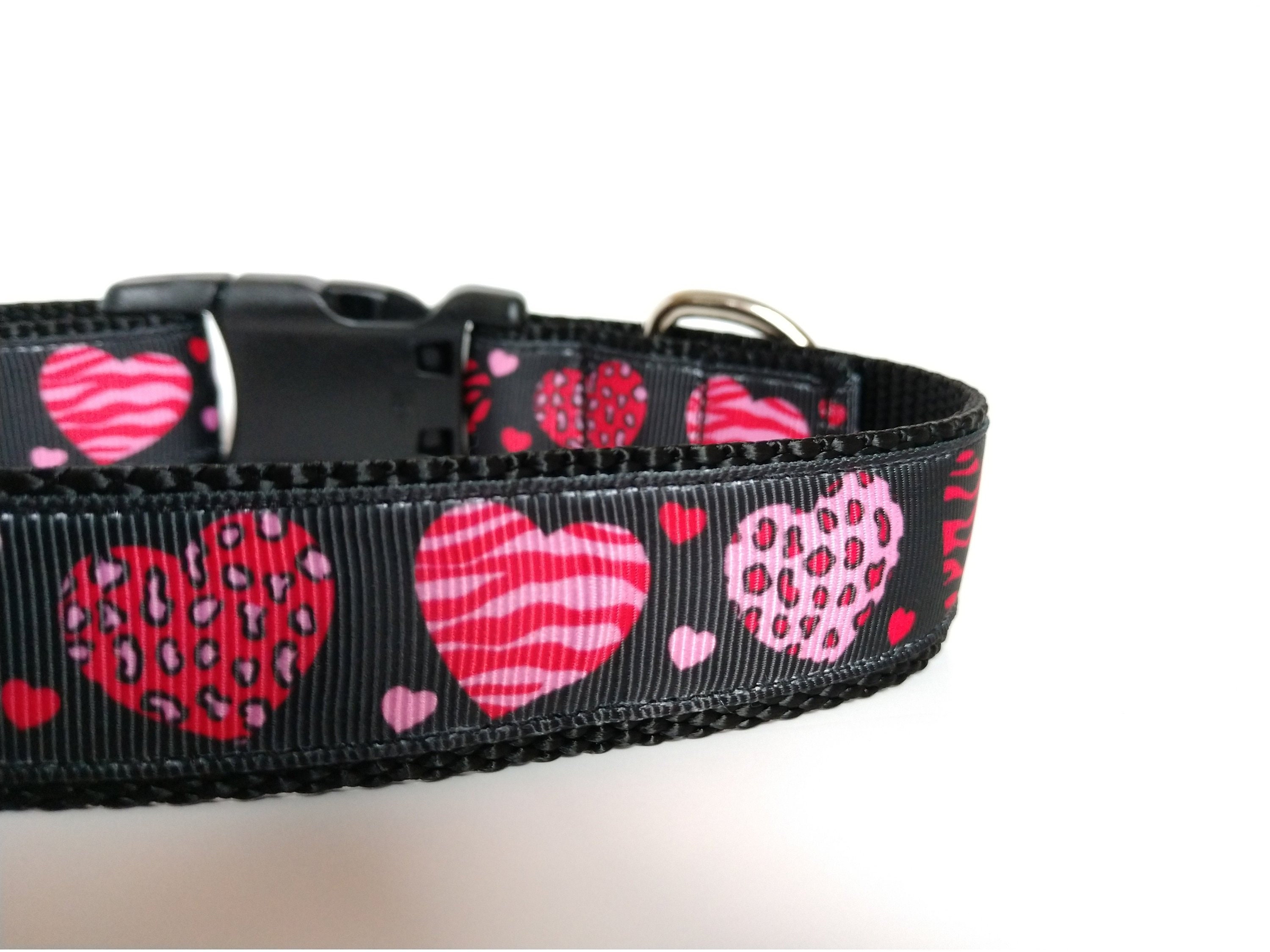 valentines dog collar