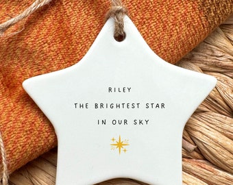 Memory Bauble Ceramic | Family Friend | Baby Loss Miscarriage | Keepsake Gift