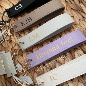 Personalised wristlet keyring | Personalised gift | Keychain | Initials gift | New Car | Bridesmaid gifts