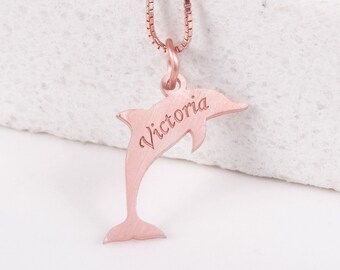 Rose Gold Dolphin - Etsy UK