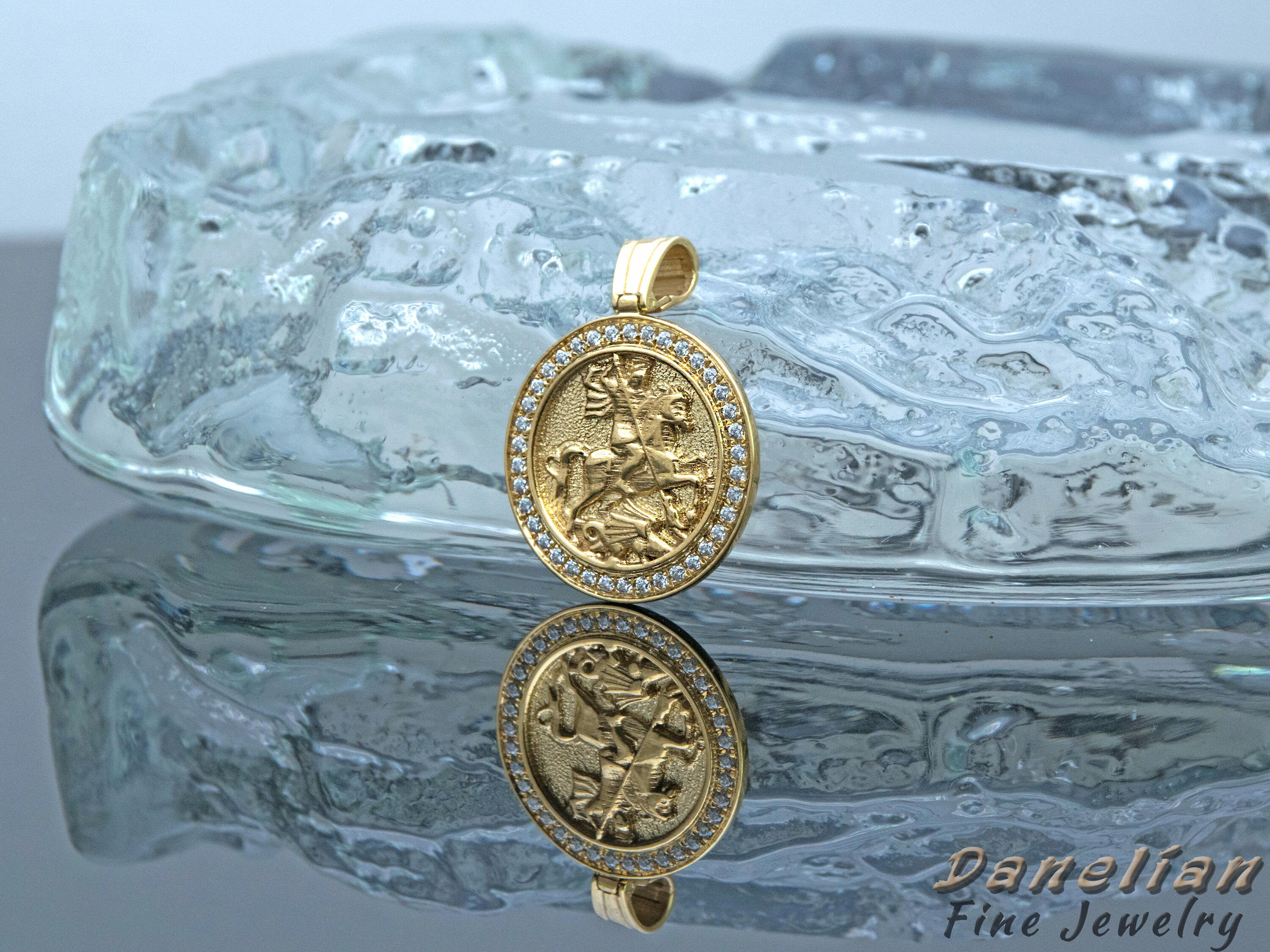 Men Gold Necklace Sovereign Pendant Sterling Silver Etsy