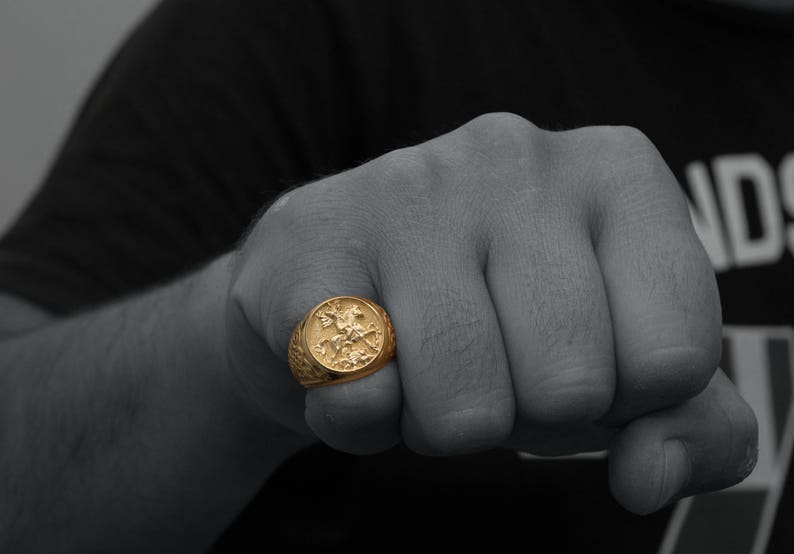 sovereign ring on hand