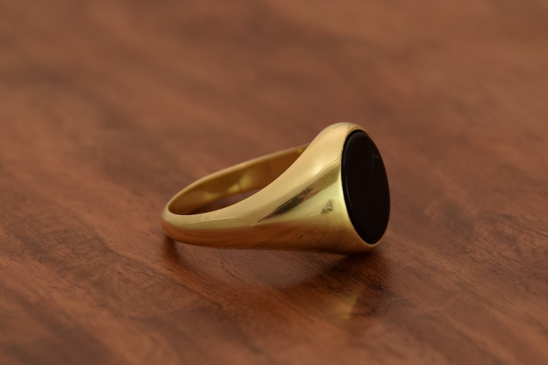 Solid Gold Ring Men Solid Gold Ring Solid Gold Pinky Etsy
