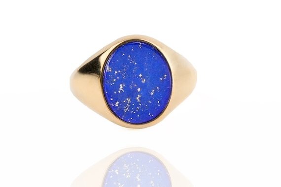 Chevaliere lapis lazuli pour homme new arrivals