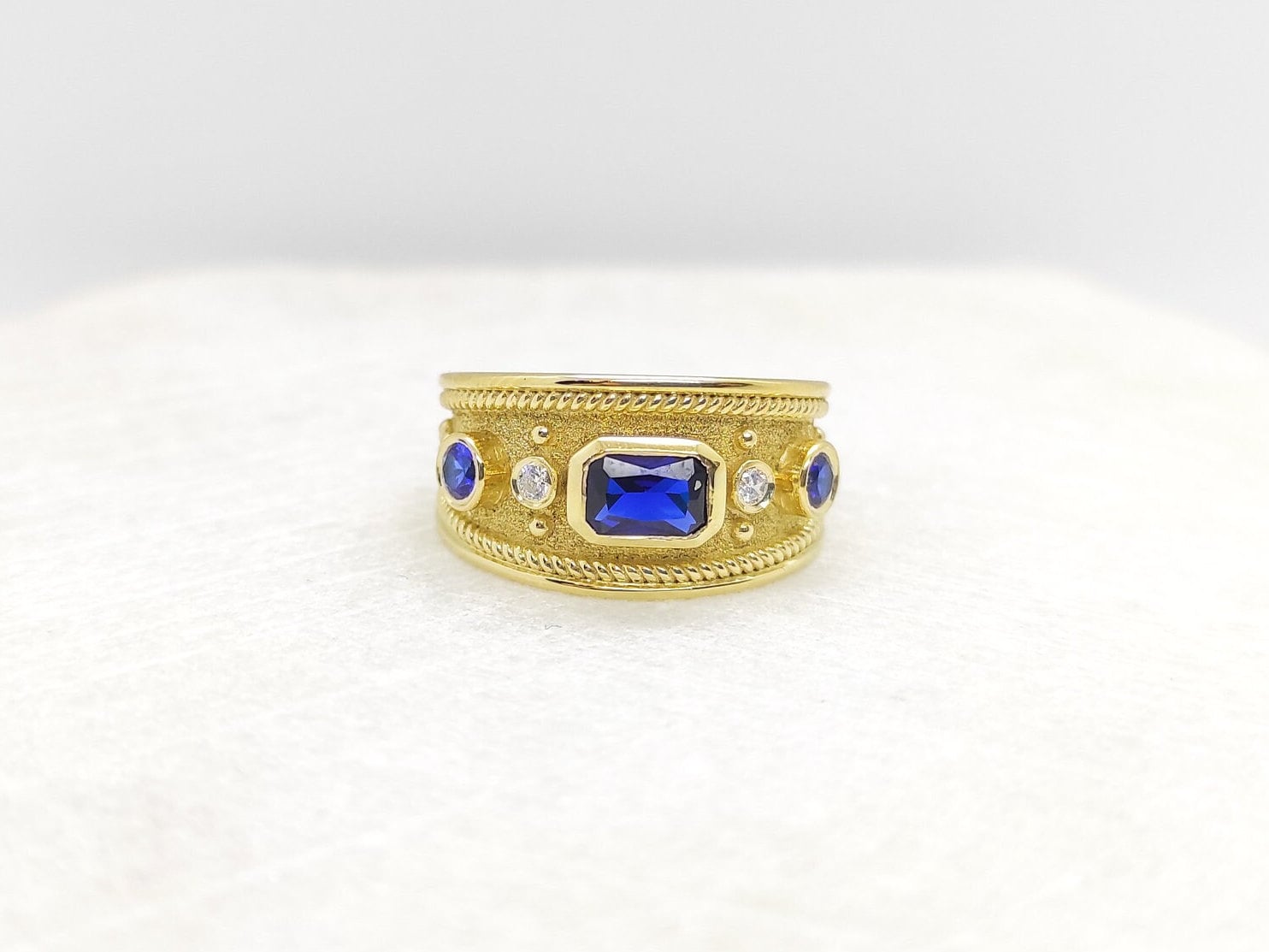 Babylonian White Gold Sophisticated Ring main image 1