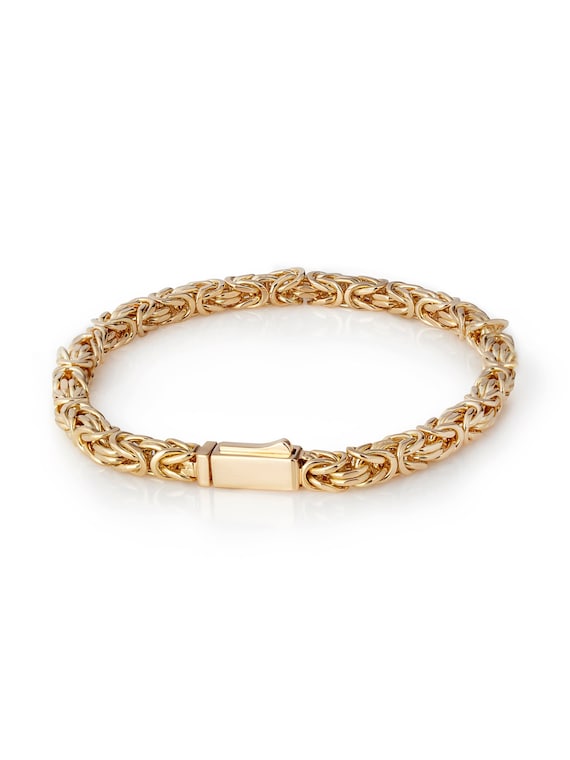 Solid gold hotsell byzantine bracelet