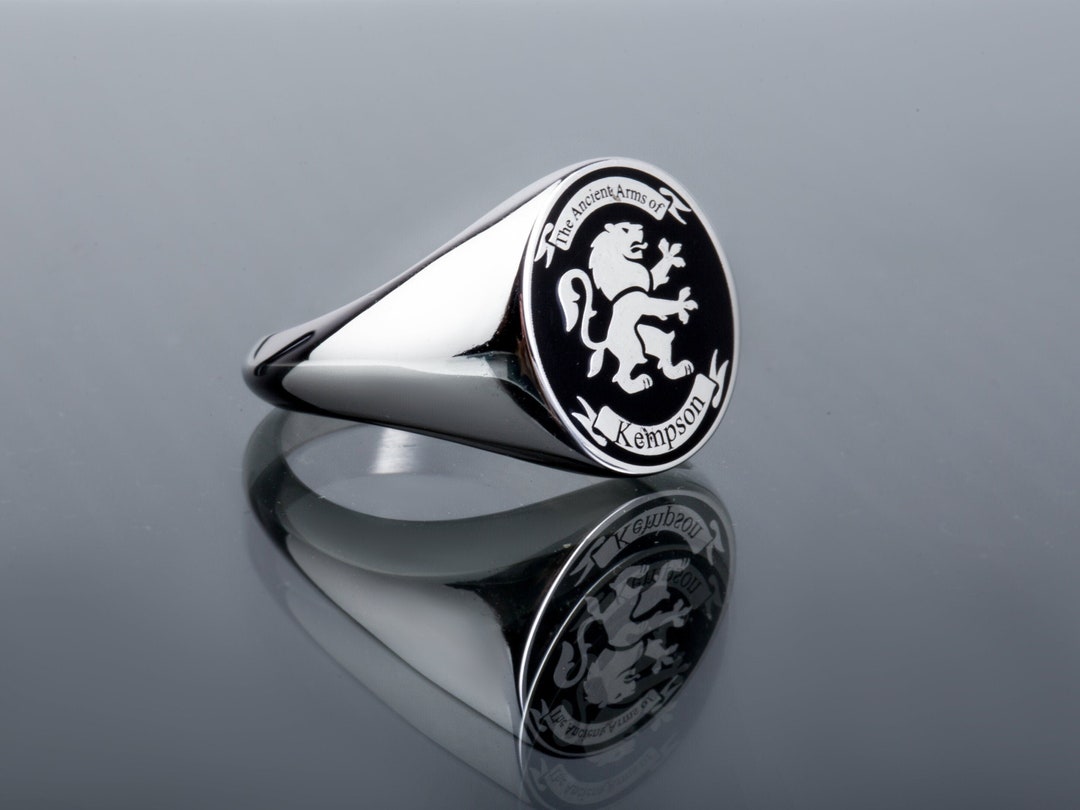 Signet Lion Engraved Rings For Men In 925 Sterling Silver at Rs 999/piece |  Vidhyadhar Nagar | Jaipur | ID: 2852307728862