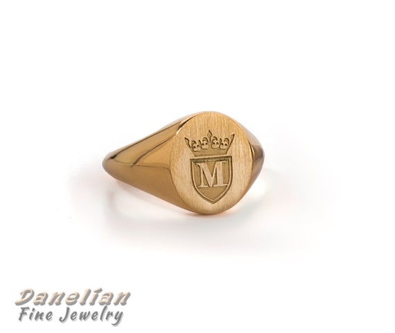 Kings Large Stone Gold Ring - 10kt, 14kt, 18kt, Sterling Silver | Lirys  Jewelry – Liry's Jewelry