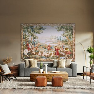 Large Living Room Wall Decor Vintage Wall Hanging Housewarming Gift Nature Outing Themed ...