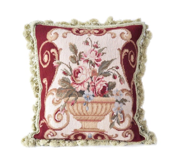 needlepoint pillow cases