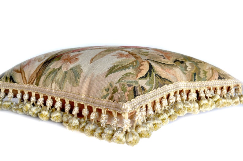 Aubusson Pillow Handmade Bird Parrot French Gobelins Etsy