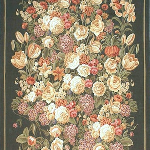 Vintage Französischer Aubusson Wandteppich | Handgewebter Stillleben Gobelin | Gobelins Weben Renaissance Wandteppich | Mittelalter Wandbehang Teppich 4x6