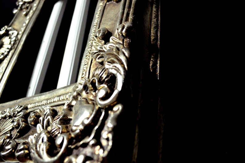 Vintage Gold Frame for Wall Art Elegant Rococo Style Faded Etsy