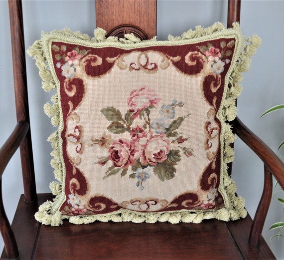 needlepoint pillow cases