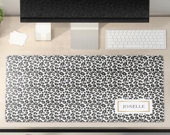 Desk Mat -Leopard Personalized Desk Mat