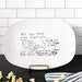 Custom recipe plate - Handwritten Recipe Platter - Recipe on Platter- Handwritten Gift - Family recipe platter - Recipe on dish 