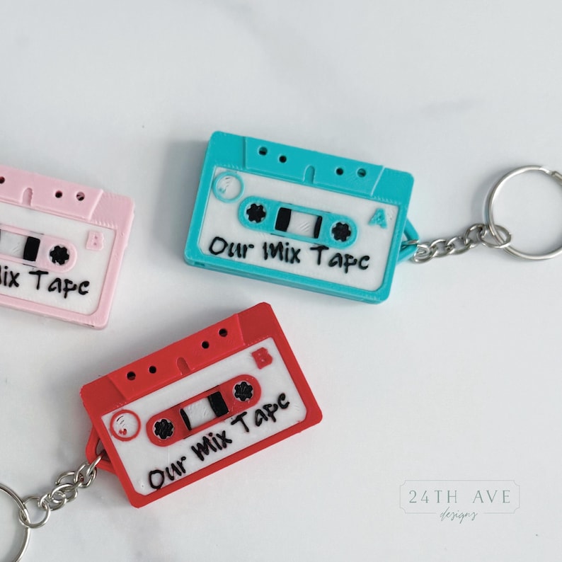 Keychains Mix NFC Mixtape Keychain – Custom Playlist Keychain | Spotify & Apple Music ...