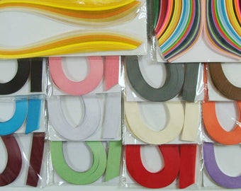 120 bandes de papier QUILLING 5mmx52cm ECRU Loisirs créatifs DIY déco