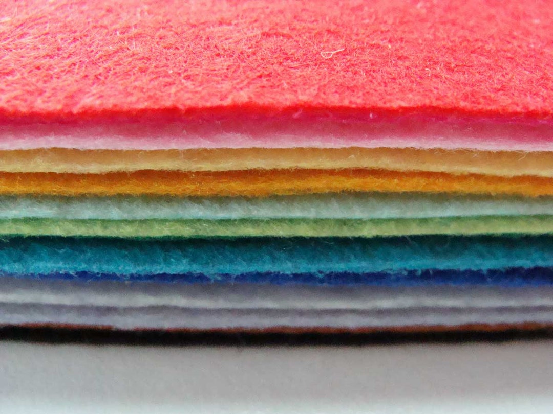 Feutrine Polyester 1mm - 180 Cm De Large, 23 Coloris Au Choix, Scrapbooking, Neuf