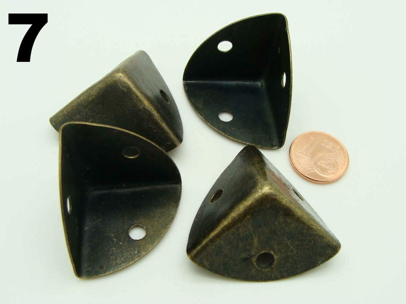 Angles Coins Bronze 15 à 44mm Cartonnage Scrapbooking Boites Etsy