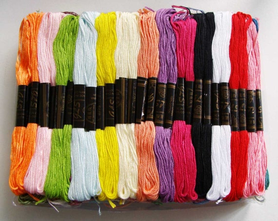 100 échevettes fil mix couleurs création tressage bracelet brésilien amitié