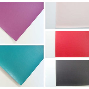 Simili cuir fin 30x30cm pour reliure cartonnage scrapbooking ou petite couture