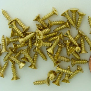 Mini-Vis petites 5 à 10mm pour cartonnage métal au choix vis bricolage quincaillerie Doré 7mm x50pcs