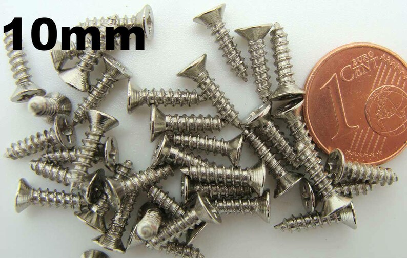 Mini-Vis petites 5 à 10mm pour cartonnage métal au choix vis bricolage quincaillerie Acier 10mm x30pcs