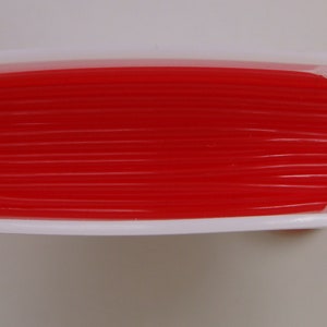 5m Fil, Cordon Polyester, Nylon Tressé Plat Rose 1mm Brillant, Satin - Foto 9