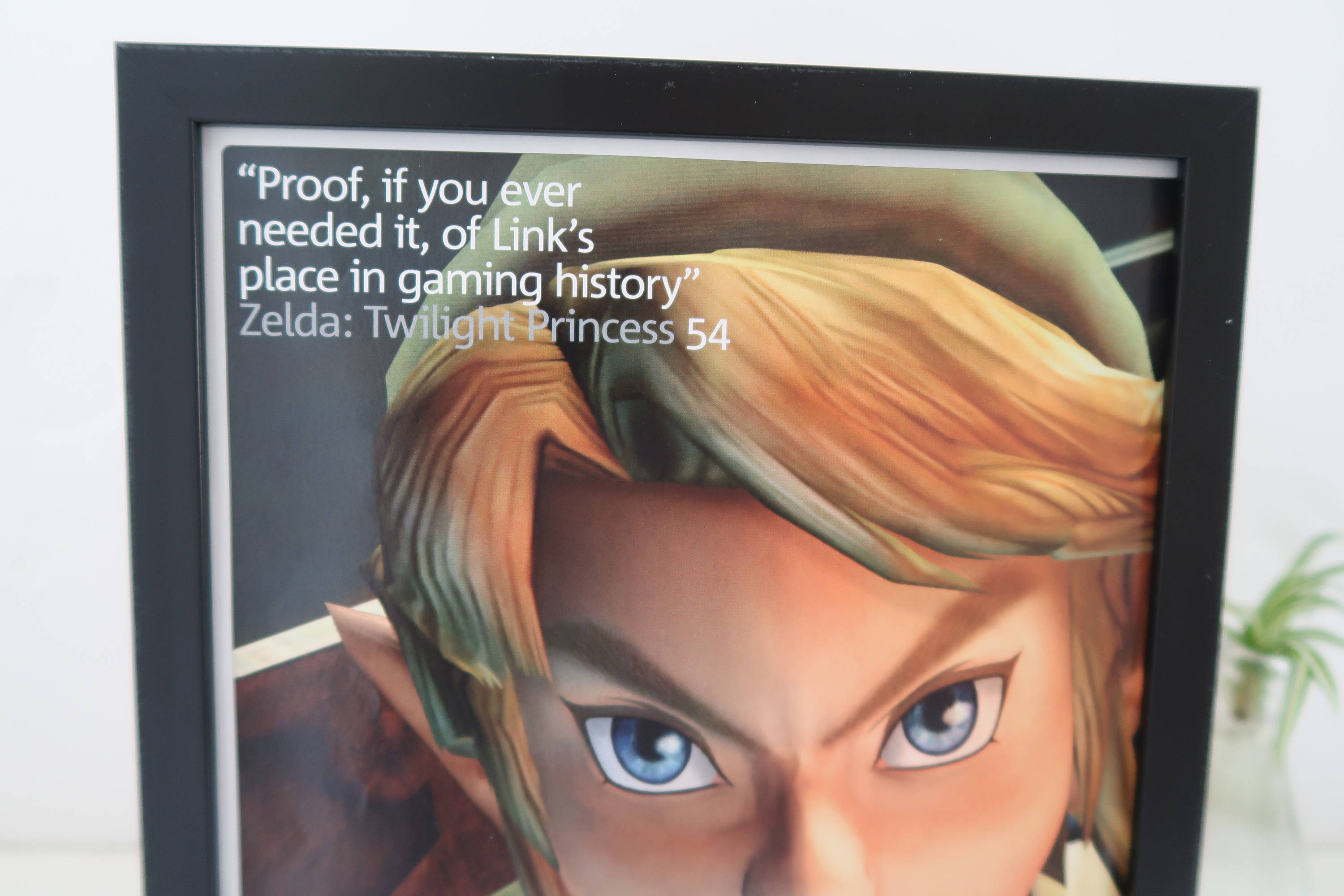 Zelda Link Framed Review Poster Nintendo Retro Frame Print Etsy
