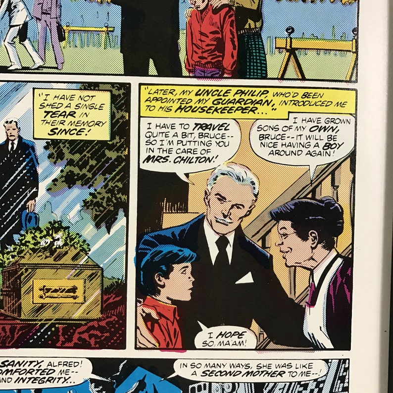 Man Cave Comic Retro Vintage Batman Frame 1980/'s Magazine Art Wall Decor Gaming Bedroom Grooms Gift For Him Gamer Son Dad Husband Joker