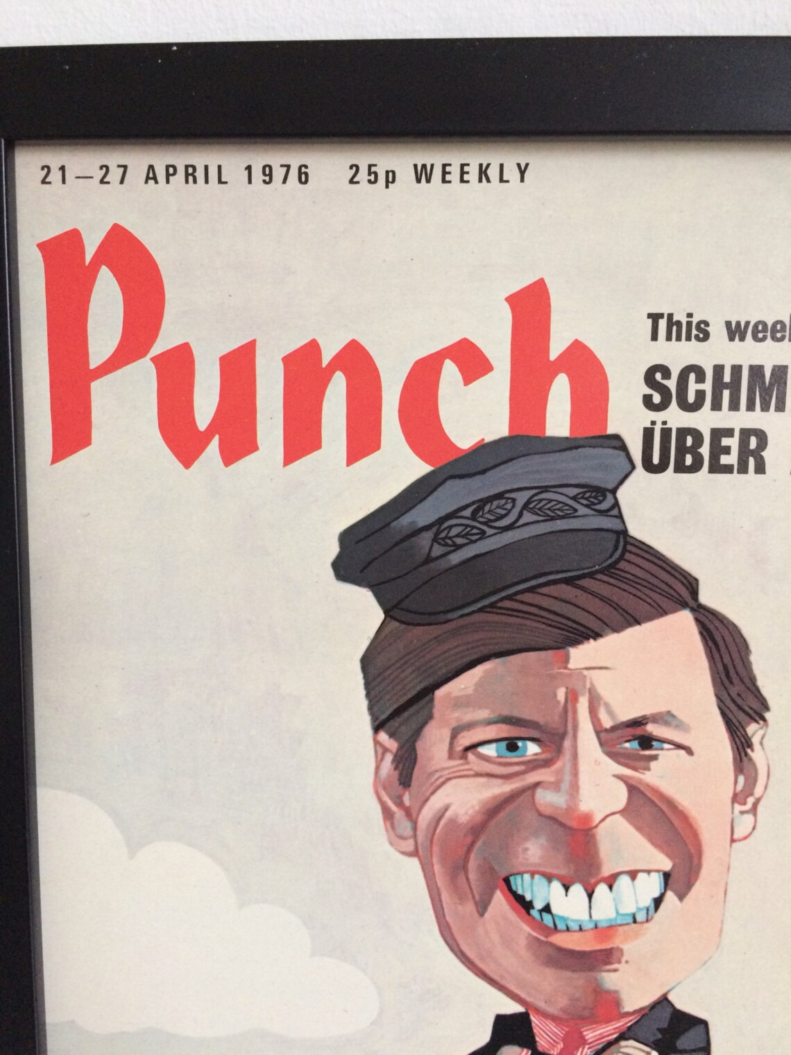 Original Vintage Punch Magazine Front Cover Schmidt's Mark Etsy