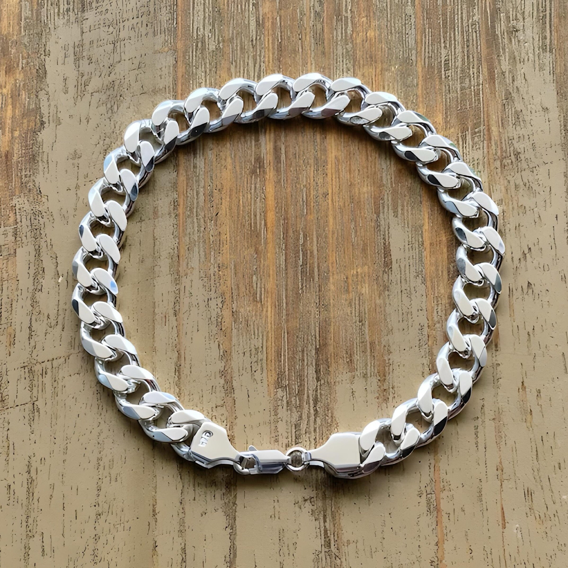 Cuban link 999 silver bracelet - Etsy 日本 Cuban link 999 silver bracelet - Etsy 日本