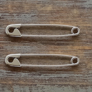 Boucles d'oreilles épingles à nourrice en or blanc de 1,25 pouce Boucles d'oreilles cartilage cadeau pour elle 9 carats, 14 carats, 18 carats