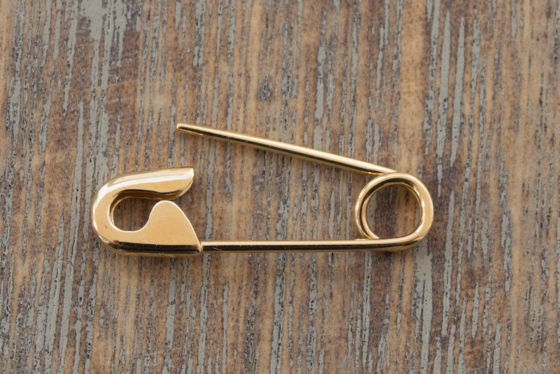 34/'/' Sterling Silver Safety Pin Earring Jewelry Safety Pin Movement Solidarity Pin Safety Pin Safety Pin Safe Place Gift