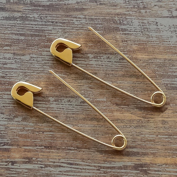 Safety Pin Earring Etsy