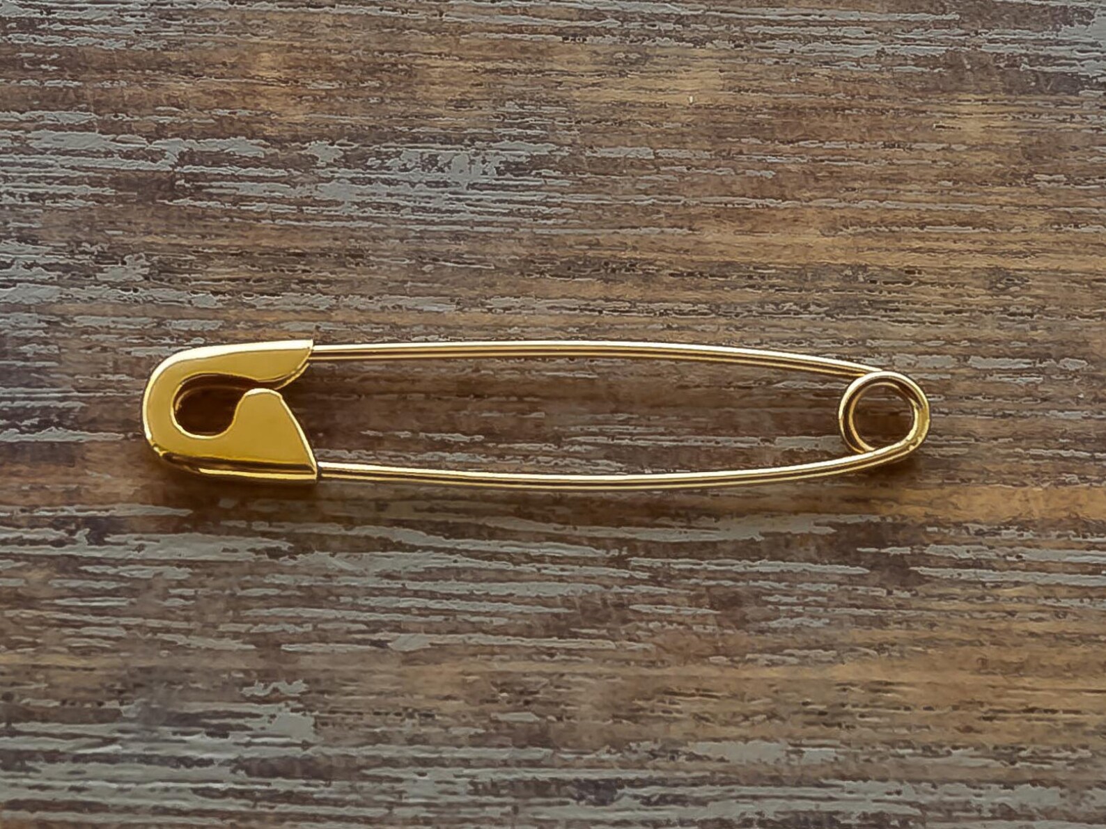 1.25 Inch Gold Safety Pin Gold Safety Pin Jewelry Gold Safety Etsy