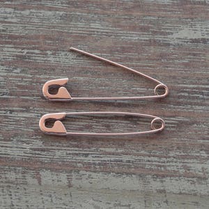 1.25 Inch 2 Pcs 925 Solid Sterling Safety Pin Earrings,Sterling Silver Safety Pin Earrings,Safety Pin Earrings,Silver Safety Pin Earrings image 6