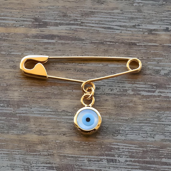 Sterling silver gold plated baby brooch Sterling silver gold plated baby brooch