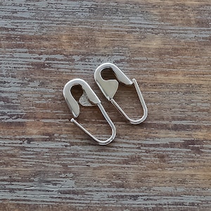 Spilla da balia in argento da 1/2 pollice Mini orecchini punk gioielli regalo regalo piercing cartilagine orecchini elica argento/placcato oro/placcato oro rosa
