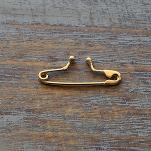 Large Safety Pin Earring